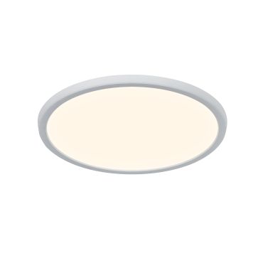 Nordlux Oja - plafondverlichting - Ø 29,4 x 2,3 cm - 15W LED incl. (3000K/4000K) - wit