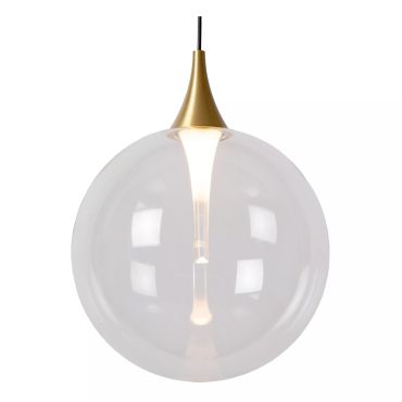 Lucide Gisela - hanglamp - Ø 61 x 326 cm - 12 x 3,6W  dimbare LED incl. - transparant