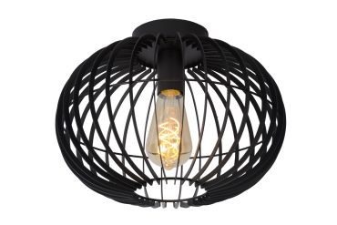Lucide Reda - plafondverlichting - Ø 32 x 24 cm - zwart