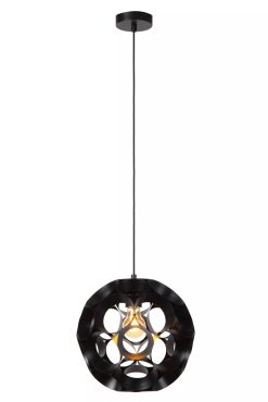 Lucide Hannelore - hanglamp - Ø 30 x 163 cm - zwart