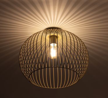 ETH Wire Sand - plafondlamp - Ø 50 x 35,5 cm - zand