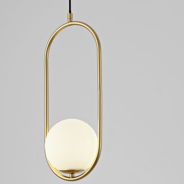 Nova Luce Obitar - hanglamp - 20 x 15 x 120 cm - messing goud
