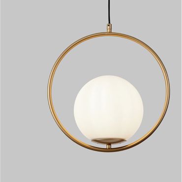Nova Luce Obitar - hanglamp - 35 x 20 x 120 cm - messing goud