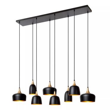 Lucide Chayanne - hanglamp - 125 x 35 x 156,5 cm - zwart