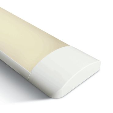 ONE Light LED Linear Range - plafondverlichting - 120 x 12 x 3 cm - 48W LED incl. - wit - warm witte lichtkleur