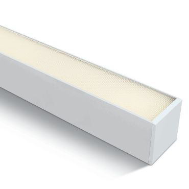 ONE Light LED Linear Profiles - plafond/hanglamp - 120 x 7,5 x 7,5 cm - 40W LED incl. - wit - witte lichtkleur