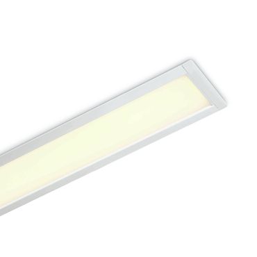 ONE Light Recessed LED Linear Profiles - inbouw plafondverlichting - 121 x 8 x 5,5 cm - 40W LED incl. - wit - witte lichtkleur