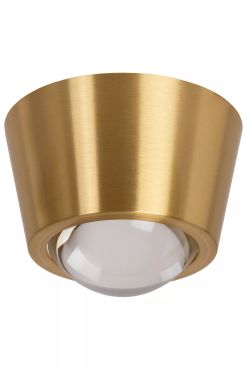 Lucide Rigon - plafondverlichting - Ø 9 x 6,6 cm - 7W LED incl. - goud