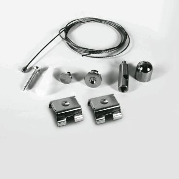 ONE Light Up &amp; Down LED Linear Profiles - hanglamp - 117,5 x 2,2 x 8,5 cm - 40W LED incl. - zwart - witte lichtkleur