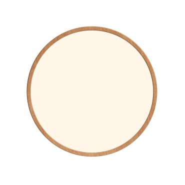 Nordlux Oja - plafondverlichting - Ø 42,4 x 2,3 cm - 3 stappen Moodmaker functie (2700K) - 22W LED incl. - houtfolie