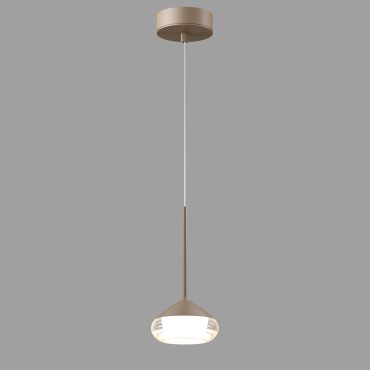 Artdelight Phoenix - hanglamp - Ø 11,6 x 8,2 cm - 7W dimbare LED incl. - champagne