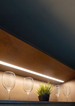 KLUS Micro-NK - LED profiel - 1,3 x 2,22 cm - geanodiseerd zilver