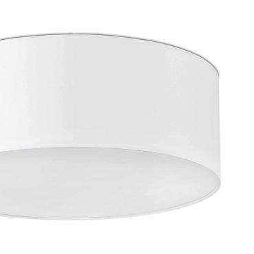 Faro Seven - plafondverlichting - Ø 50 x 18 cm - mat wit
