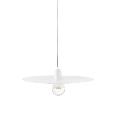 Faro Plat - hanglamp - Ø 50 cm - mat wit