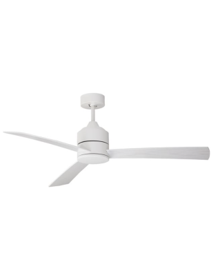Nova Luce Axel - plafondventilator met afstandsbediening en licht optie - Ø 137,1 x 38,2 cm - 18W LED incl. - wit