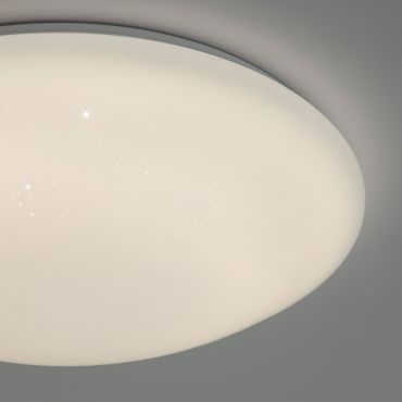 Nova Luce Asterion - plafondverlichting - Ø 41 x 9,5 cm - 24W dimbare LED incl. - Tuya - wit