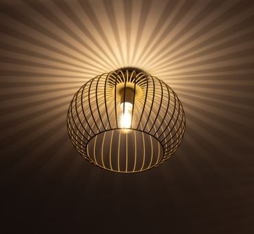 ETH Wire Sand - plafondlamp - Ø 40 x 28,5 cm - zand