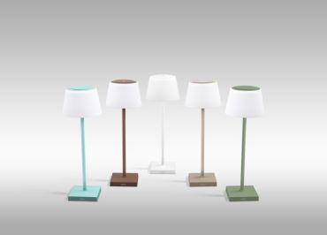 Century Italia Margò - oplaadbare buiten tafellamp - Ø 13 x 38 cm - 4W dimbare LED incl. - IP54 - groen