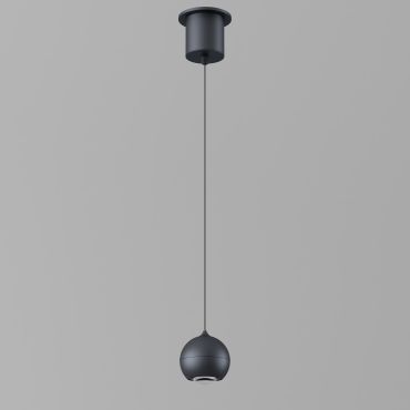 Artdelight Miami - hanglamp - Ø 10 x 218 cm - 10W dimbare LED incl. - zwart