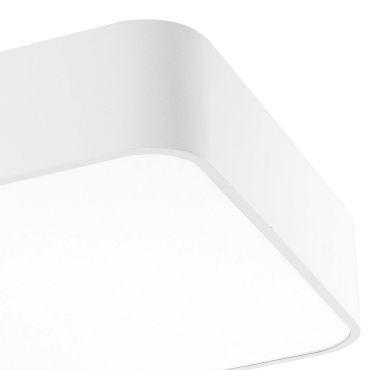 Nova Luce Ragu - plafondverlichting - 46 x 46 x 10 cm - wit