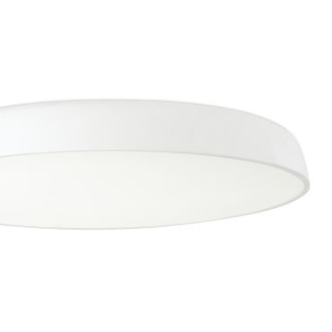 Faro Mega - plafondverlichting - Ø 75 x 11 cm - 52W dimbare LED incl. - mat wit