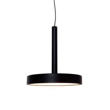Maxlight Ibiza - hanglamp - Ø 12 x 130 cm - 8W LED incl. - zwart