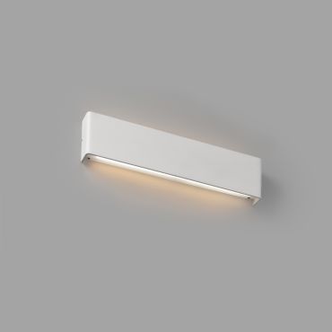 Faro Nash - wandverlichting - 37 x 4 x 9 cm - 16W LED incl. - mat wit