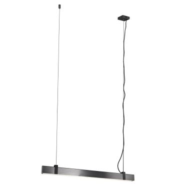 Nordlux Lilt - hanglamp - 115 x 4,3 x 210,2 cm - 3 stappen Moodmaker functie - 27W LED incl. - donker staal