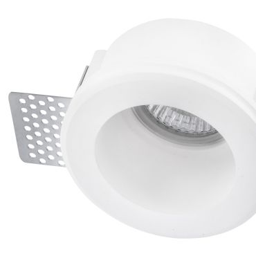 Nova Luce Tobia - inbouwspot - Ø 88 mm, Ø 92 mm inbouwmaat - wit gips