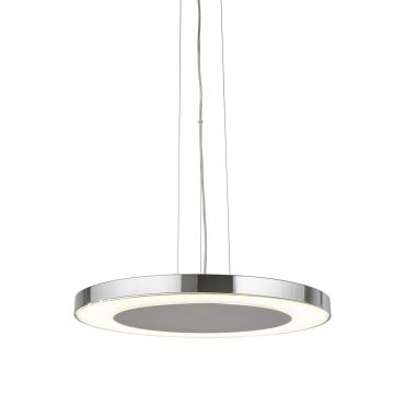 Searchlight Lexi - hanglamp - Ø 50 x 122 cm - 36W dimbare LED incl. - chroom