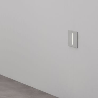 Nova Luce Aizen - inbouw wandverlichting - 7 x 6,5 x 5,6 cm - 3W LED incl. - IP65 - zandwit