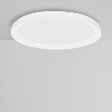 Nova Luce Pertino - plafondverlichting - Ø 58 x 6 cm - 48W dimbare LED incl. - zandwit