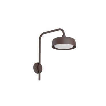 VK Lighting Jade - buiten wandverlichting - Ø 15 x 30,6 cm - 8W LED incl. - IP65 - roestbruin