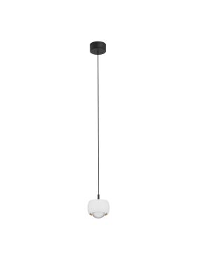 Nova Luce Conga - hanglamp - Ø 9,6 x 140 cm - 13W LED incl. - zandwit