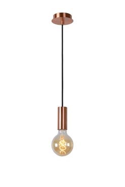 SHOWROOMMODEL - Lucide Droopy - hanglamp - Ø 4,5 x 151 cm - 4W dimbare LED incl. - koper