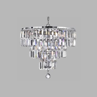 Searchlight Empire - luster - Ø 48 x 97 cm - chroom