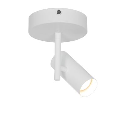 Nordlux Jerome - opbouwspot - Ø 5,5 x 19,5 cm - wit