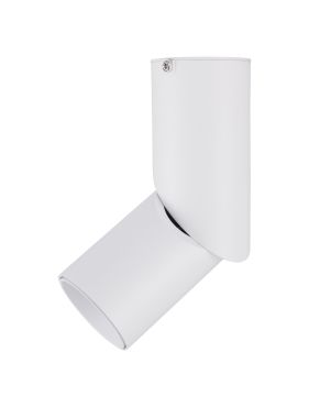 Nova Luce Oberon - opbouwspot - Ø 6 x 18 cm - 6W LED incl. - wit