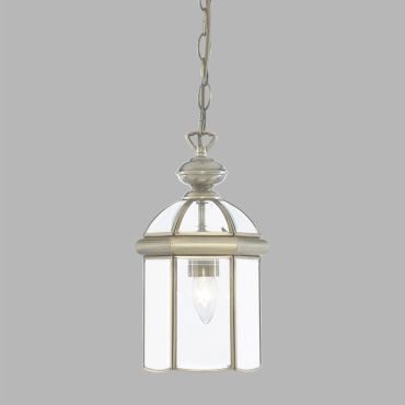 Searchlight Lanterns - hanglamp - Ø 18 x 131 cm - antiek messing