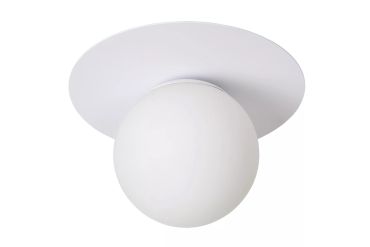 Lucide Tricia - plafondlamp - Ø 25 x 17,5 cm - wit