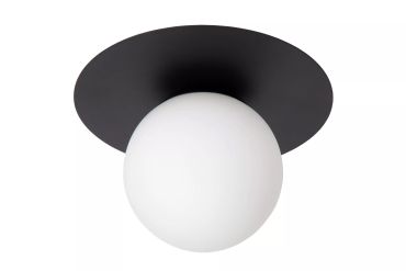 Lucide Tricia - plafondlamp - Ø 25 x 17,5 cm - zwart