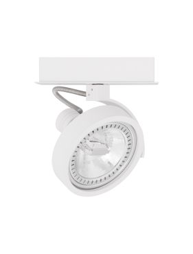 Nova Luce Thomas - opbouwspot - 6 x 19 x 14,5 cm - wit