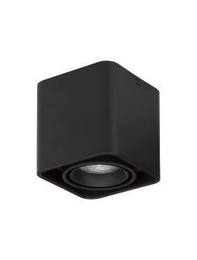 Nova Luce Nami - opbouwspot - 11 x 11 x 10 cm - zwart