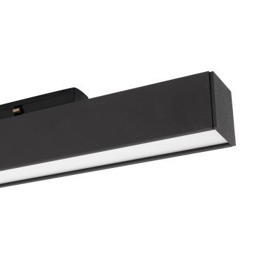 Nova Luce Rieti - armatuur voor magnetisch profielsysteem - 26,9 x 3,5 x 5,1 cm - 15W LED incl. - zwart - warm witte lichtkleur