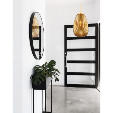 SHOWROOMMODEL - Nova Luce Lava - hanglamp - Ø 22,5 x 120 cm - goud