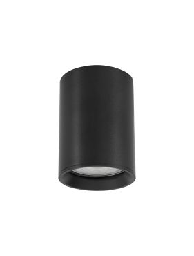 Nova Luce Loyd - opbouwspot - Ø 6 x 8 cm - zwart