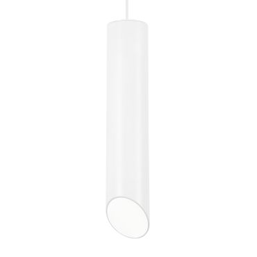 Nova Luce Pero - hanglamp - Ø 6 x 150 cm - wit