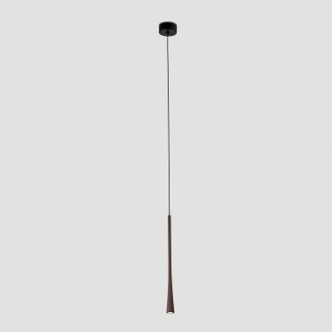 Faro Diana 400 - hanglamp - Ø 3,2 x 40 cm - 6W LED incl. - donkerbruin