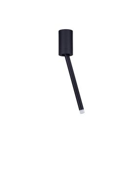Nova Luce Ornos - plafondlamp - Ø 5 x 29,5 cm - 4W LED incl. - zandzwart