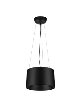 Nova Luce Atil - hanglamp - Ø 35 x 210 cm - 24W LED incl. - zandzwart